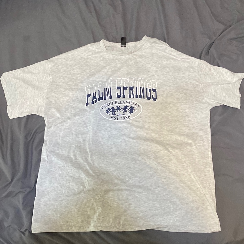Shein Palm Springs short sleeve tee shirt (size L)